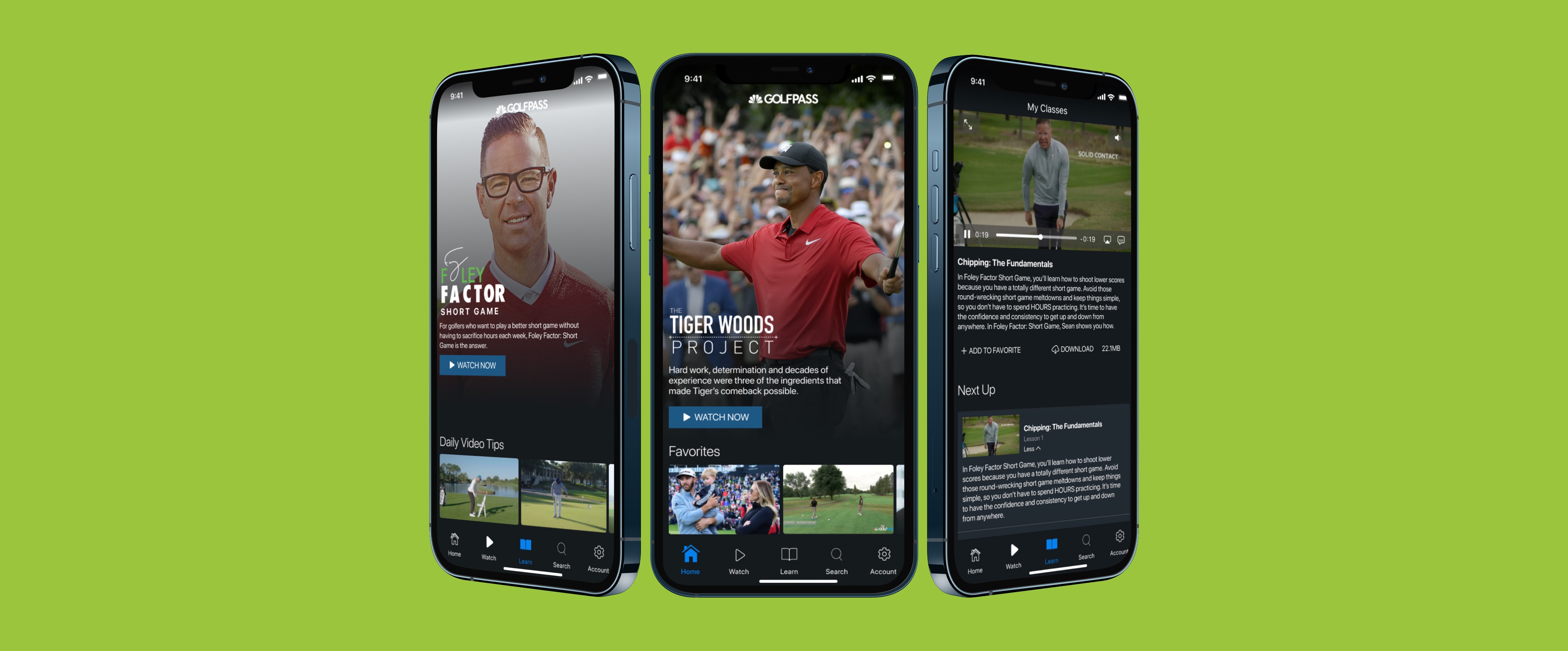 GolfPass App Design
